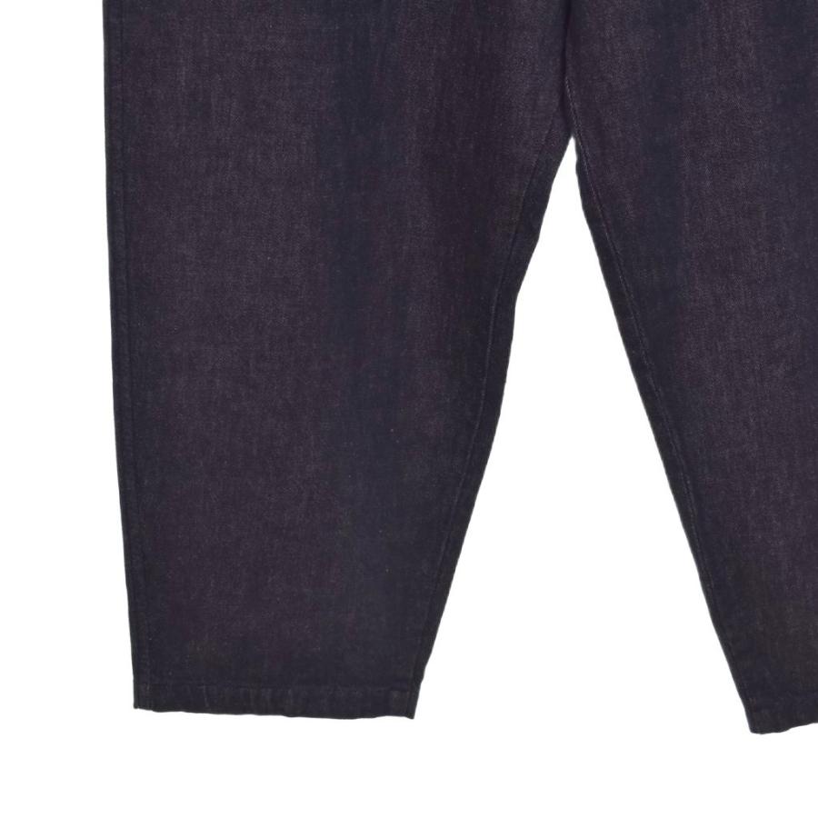 未使用品 コモリ COMOLI 25SS ネイビーデニム テーパードパンツ デニム 