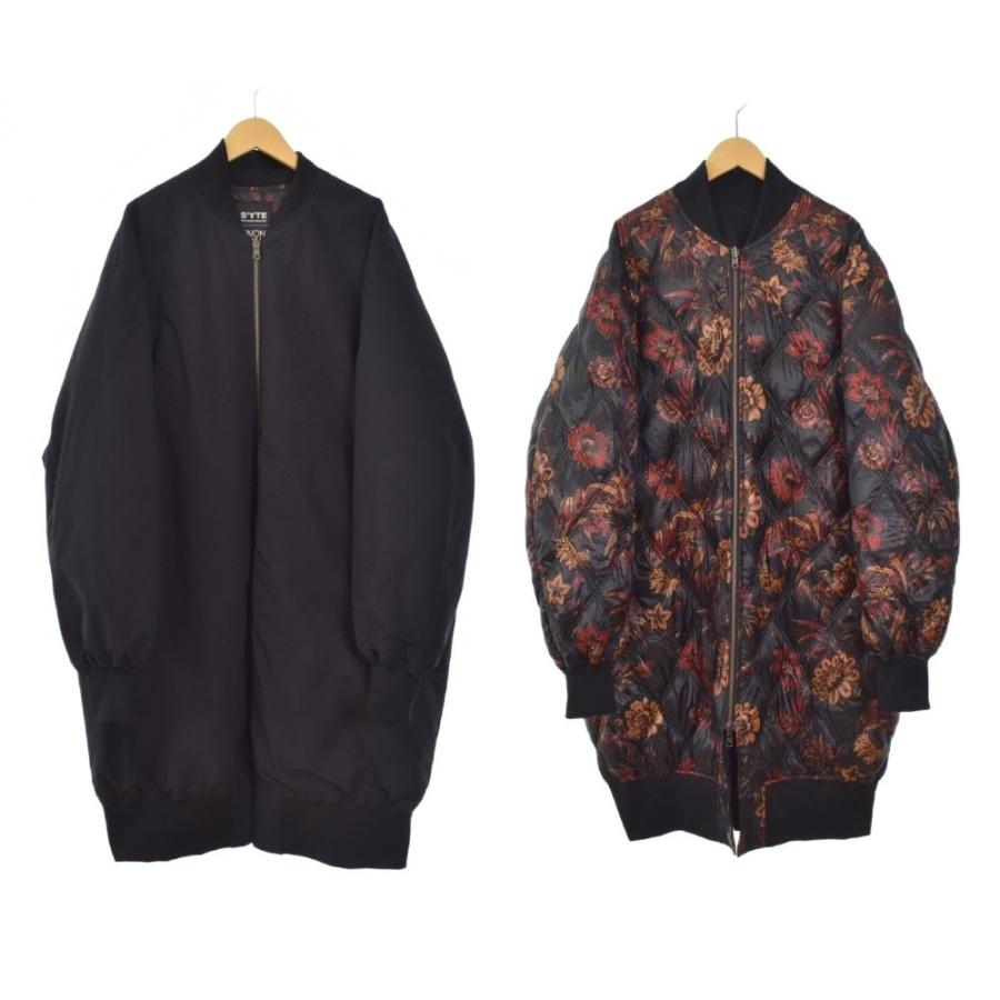サイト s'yte TAION 23AW FLORAL PATTERN QUILTED DOWN リバーシブル