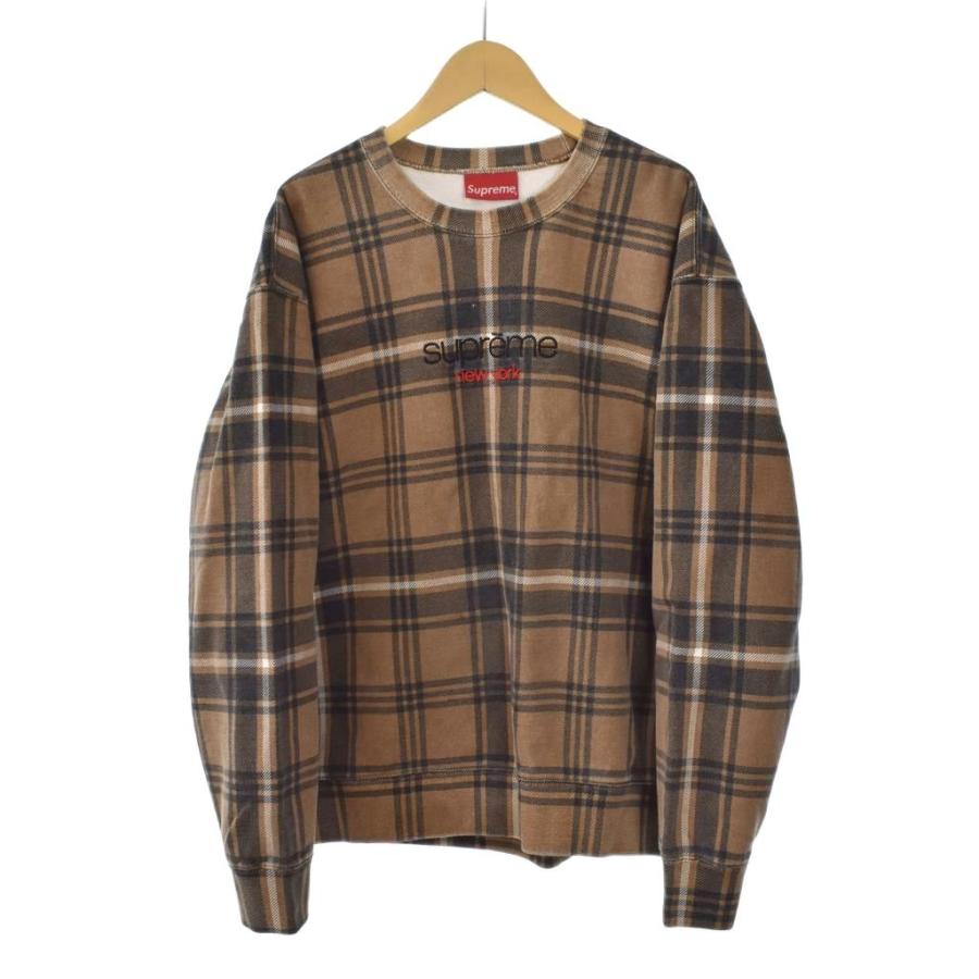 Supreme（シュプリーム） SUPREME 21SS Plaid Crewneck スウェット 