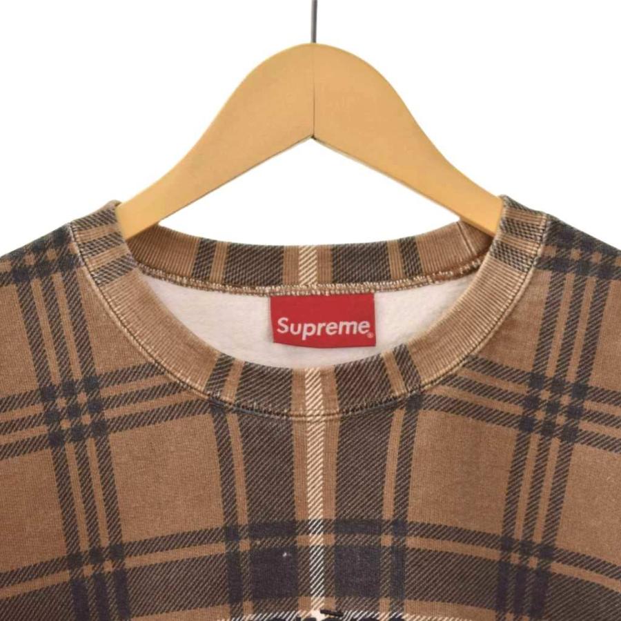 Supreme（シュプリーム） SUPREME 21SS Plaid Crewneck スウェット 