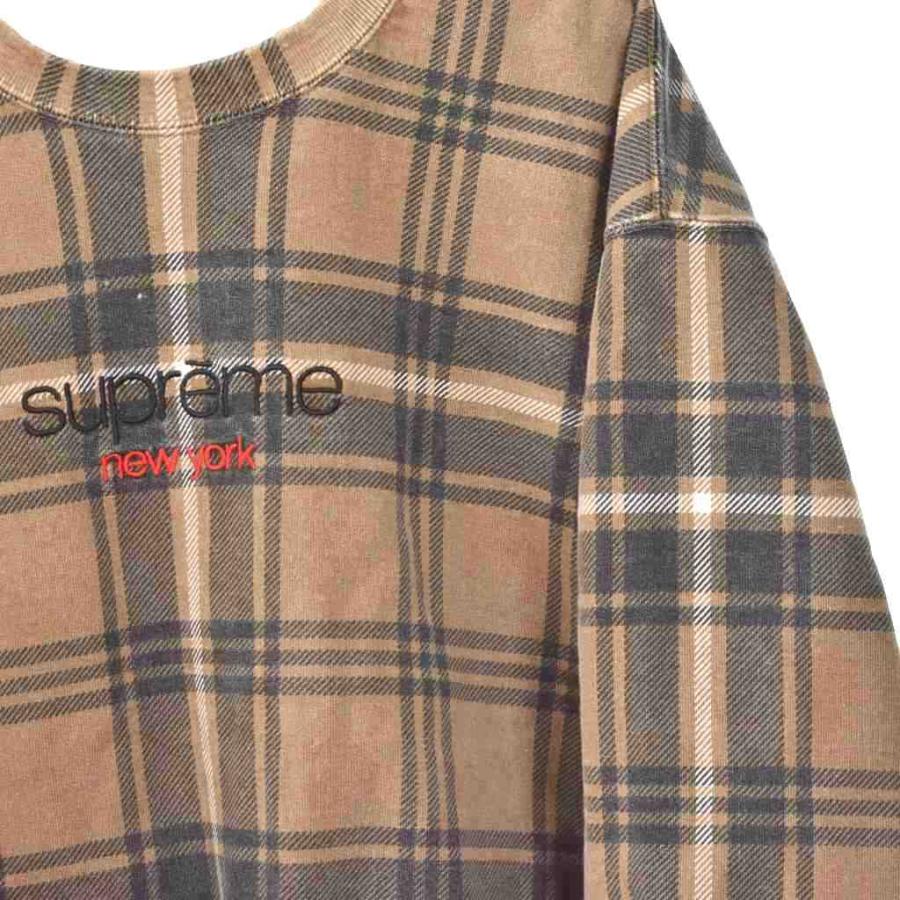 Supreme（シュプリーム） SUPREME 21SS Plaid Crewneck スウェット 