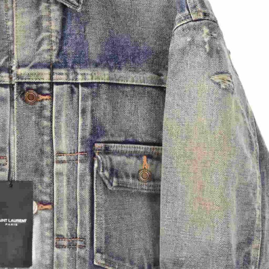 サンローラン パリ SAINT LAURENT PARIS 21AW デストロイ加工 デニム
