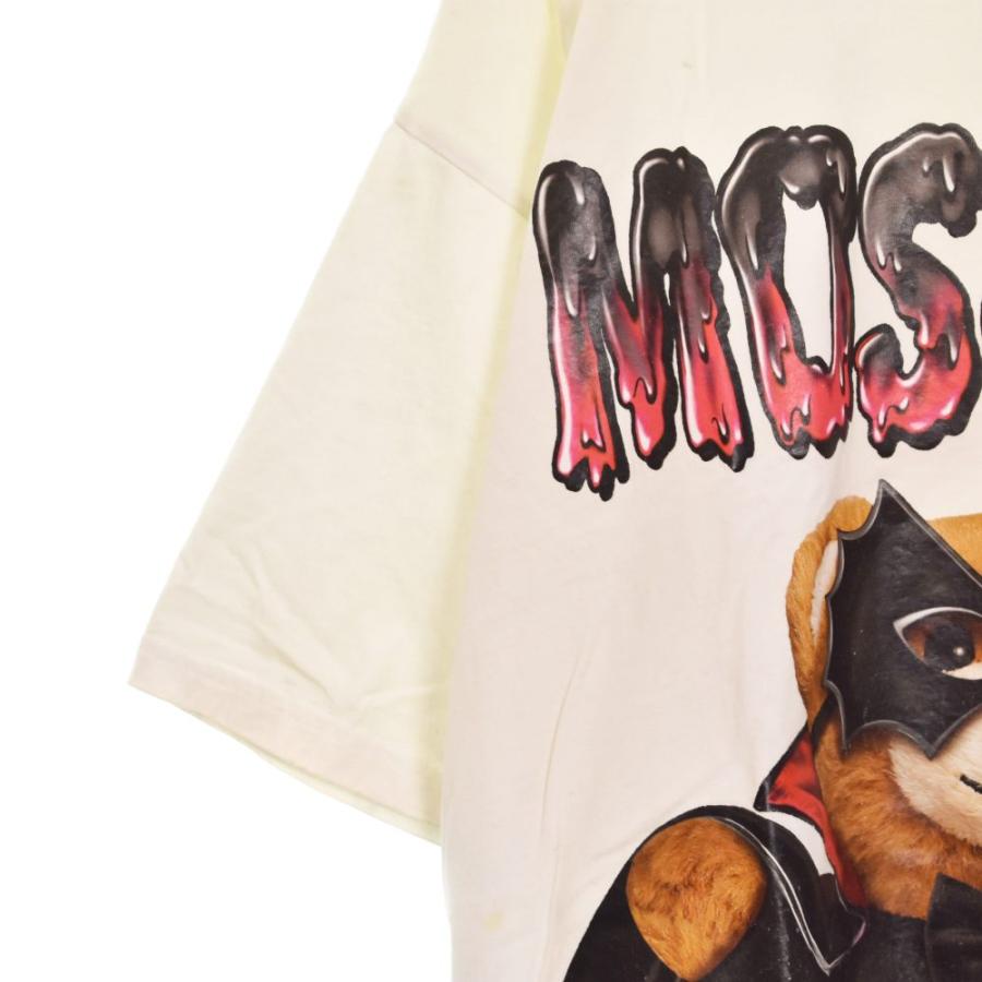 MOSCHINO / モスキーノ ◆Bat Teddy Bear Tee/Tシャツ/テディーベア/ホワイト/M 201E A07110540 【レディース/ガールズ/LADY/女性/婦人】 レディースファッション【中古】 [0220535101] MOSCHINO - MOSCHINO / モスキーノ ◇Bat Teddy Bear Tee/Tシャツ