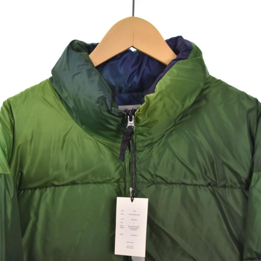 未使用品 シュタイン stein DOWN PADDED JACKET ダウンジャケット S 緑