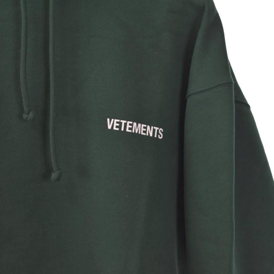 ヴェトモン ベトモン VETEMENTS ロゴパッチ オーバーサイズ パーカー
