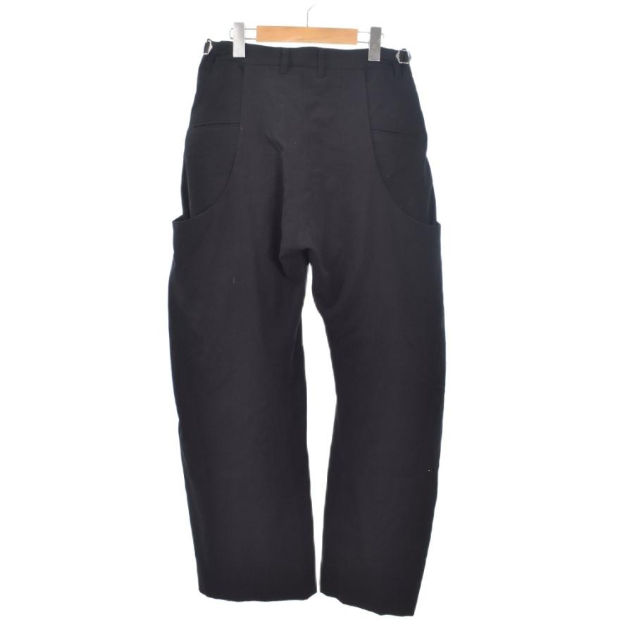 ネヴァーフォーゲット NVRFRGT 25SS 2TUCK CURVED LEG TROUSERS 変形