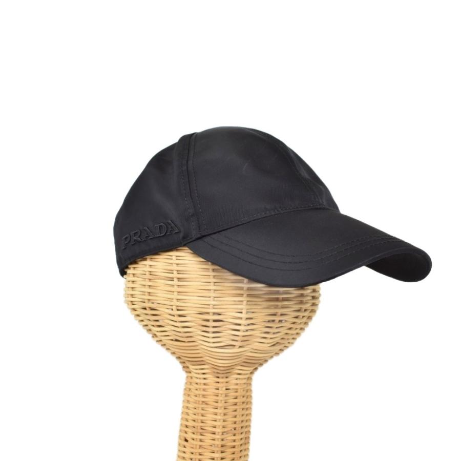 PRADA（プラダ） PRADA Re-Nylon ベースボールキャップ 帽子 M 黒
