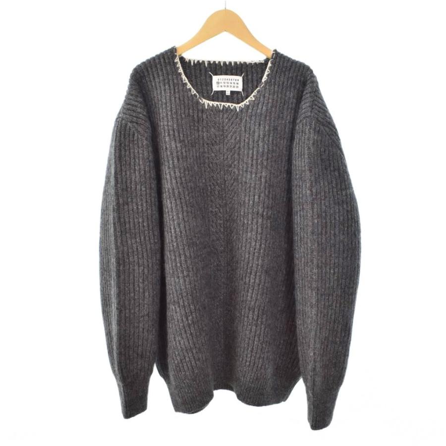 メゾンマルジェラ 10 Maison Margiela 20AW モヘア混 ネックステッチ