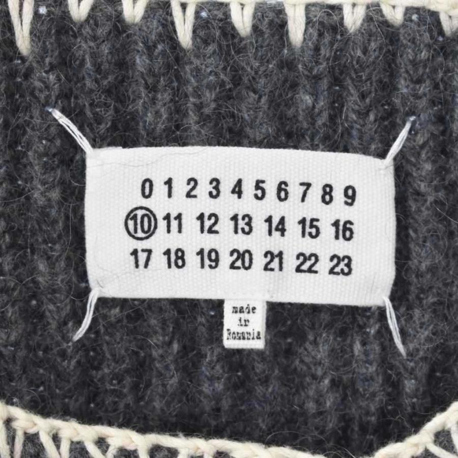 メゾンマルジェラ 10 Maison Margiela 20AW モヘア混 ネックステッチ