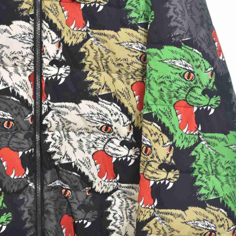 GUCCI（グッチ） アングリーパンサー ダウンジャケット フード 総柄 50 