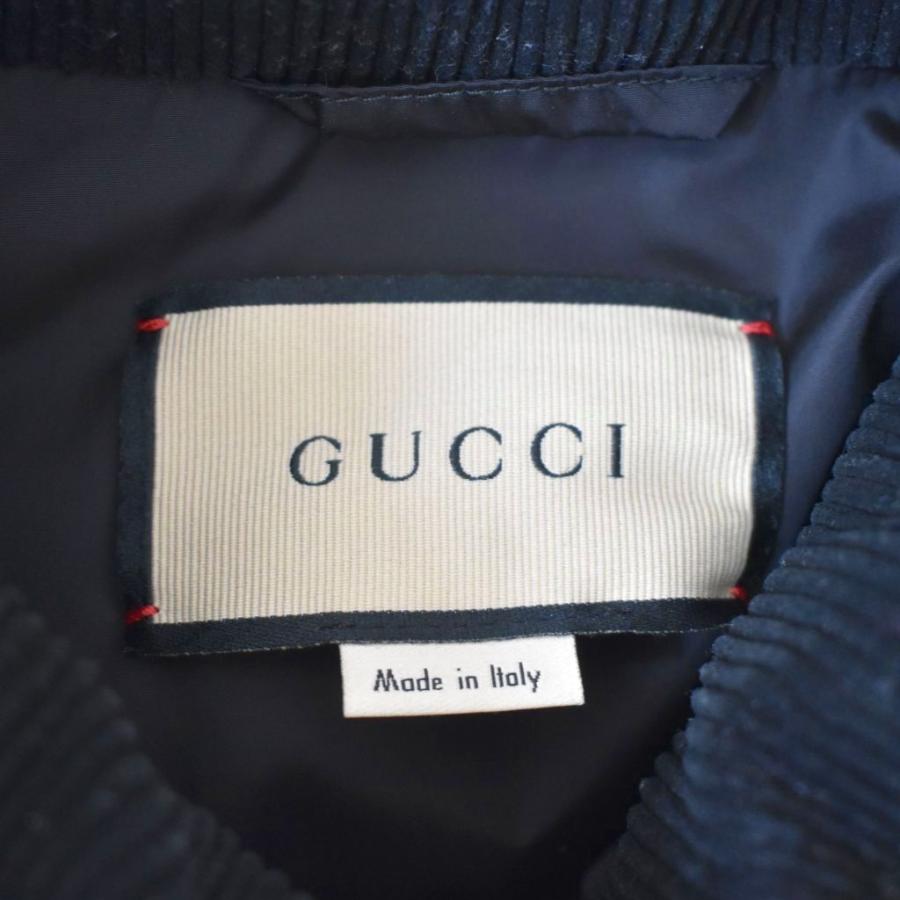 グッチ GUCCI ケンスコット Ken scott 21SS ダウンジャケット ダウンベスト 総柄 2way 48 黒 ブラック 644381 ☆AA★ メンズ_2