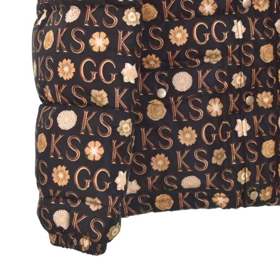グッチ GUCCI ケンスコット Ken scott 21SS ダウンジャケット ダウンベスト 総柄 2way 48 黒 ブラック 644381 ☆AA★ メンズ_7