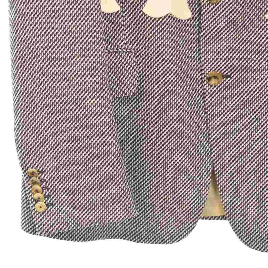 グッチ　テーラードジャケット コットン ブラウン 2B シングル　スイス製 GUCCI（グッチ） ニューヨークヤンキース NEW YORK YANKEES テーラード