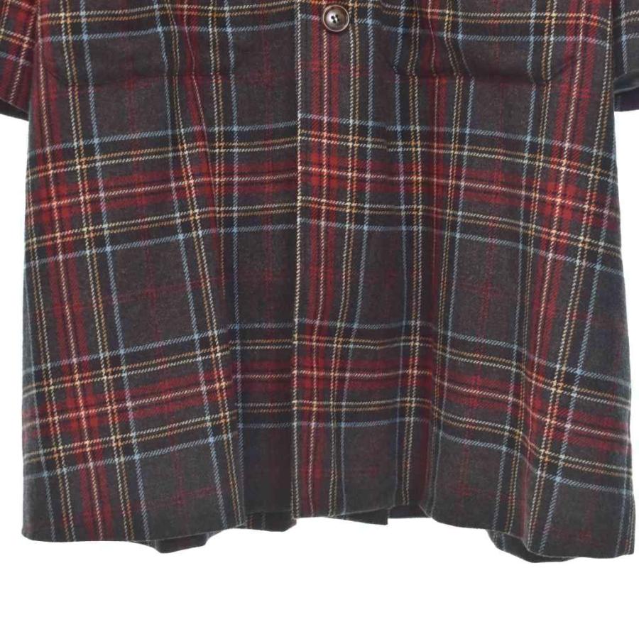 GUCCI（グッチ） カシミヤ チェスターコート ロング チェック ワッペン