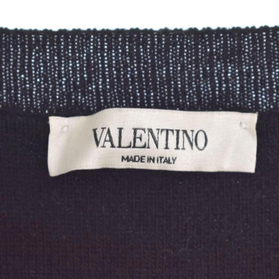 ヴァレンティノ ヴァレンチノ VALENTINO 刺繍 ニット セーター 長袖 総