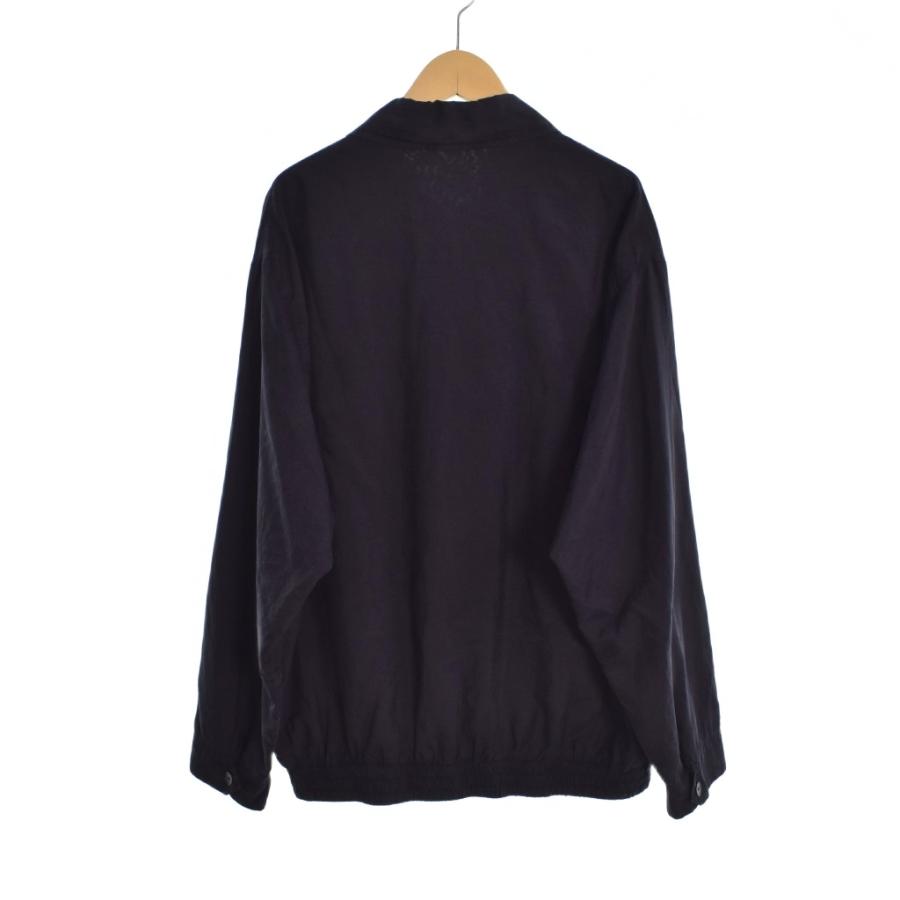 コモリ COMOLI 22AW シルク スイングトップ ジャケット ブルゾン 1 紺