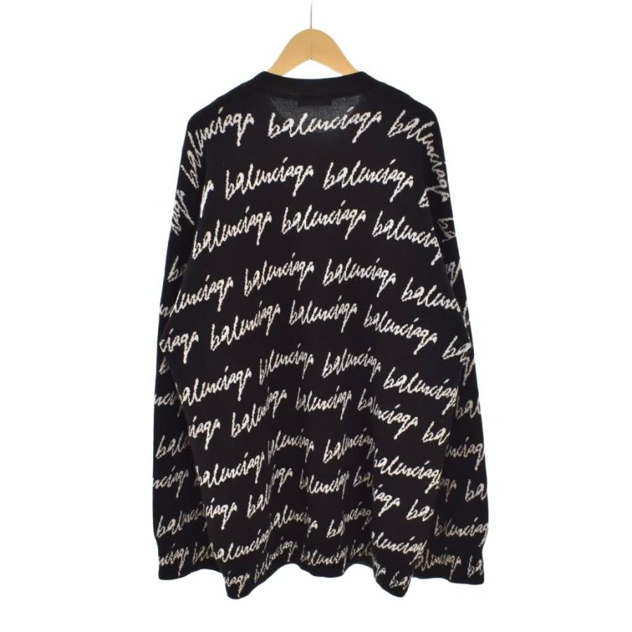 バレンシアガ BALENCIAGA 20AW ジャガードクルーネックニット セーター 