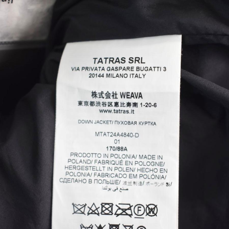 タトラス TATRAS TARO タロ ダウンジャケット 1 黒 ブラック MTAT24A4840 メンズの画像