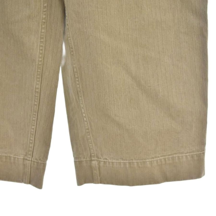 アプレッセ A.PRESSE 22SS USAF Hemmed Bottoms ミリタリーパンツ トラウザーパンツ 2 カーキ 22SAP-04-03M メンズの画像