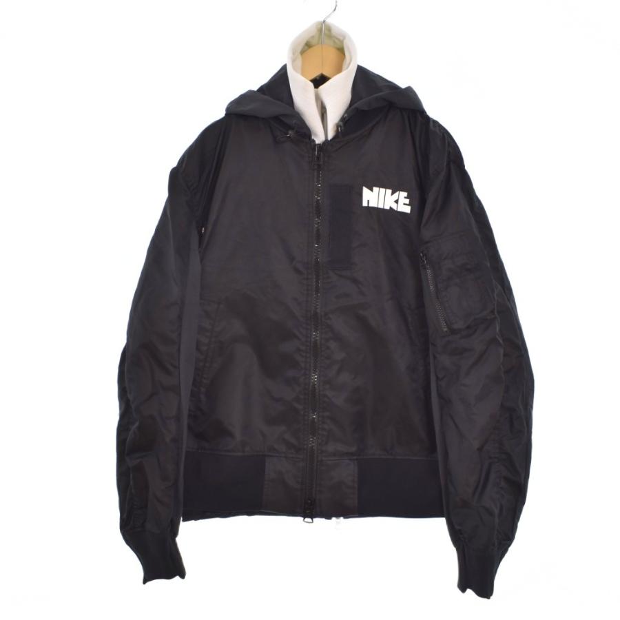 【極上】NIKE x sacai レイヤード ボンバージャケット NIKE（ナイキ） サカイ sacai 21AW NRG LAYERED JKT レイヤード
