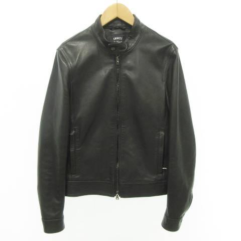 エンメティ EMMETI シングル ライダースジャケット ラムレザー