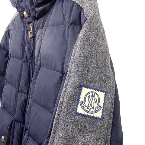 MONCLER（モンクレール） ガムブルー GAMME BLEU ウール切替 ダウン