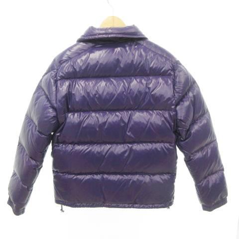 パープル　紫ダウンジャケット モンクレール　MONCLER MONCLER（モンクレール） ダウンジャケット ワンポイントロゴ 1 紫
