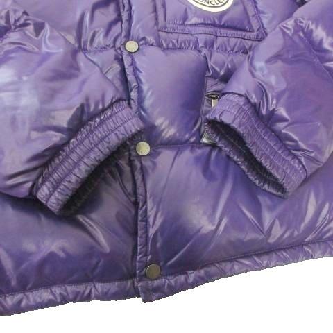 MONCLER（モンクレール） ダウンジャケット ワンポイントロゴ 1 紫