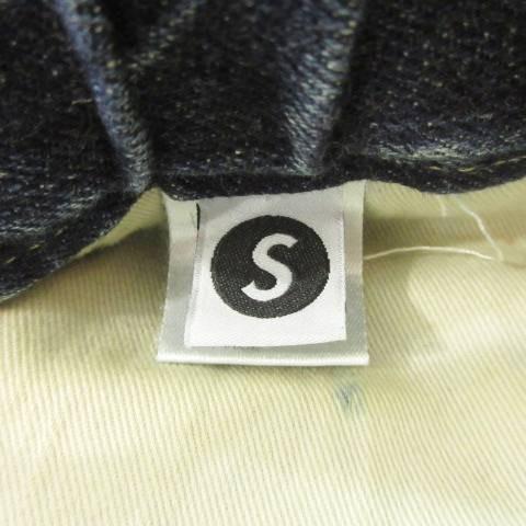 サプール SAPEur デニムパンツ ジーンズ ドロスト ダメージ加工 XL 青