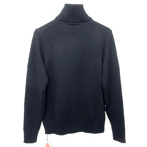 【未使用級】ザノーネ　キョート　現行モデル　ブラック　スタンドアップカーディガン 未使用品 ザノーネ ZANONE キョート CHIOTO 5ゲージ スタンドカラー