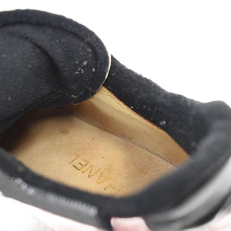 CHANEL（シャネル） ココマーク パテントレザー スニーカー 赤 レッド