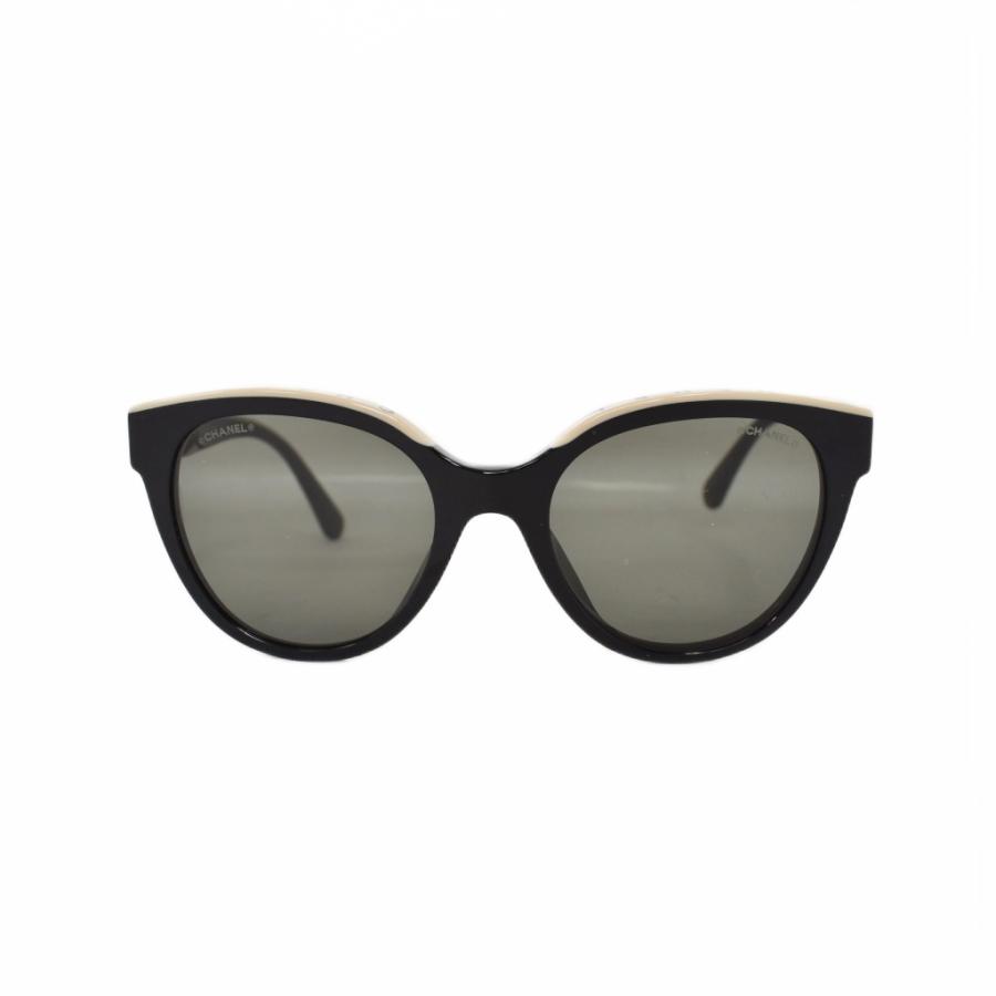 シャネル CHANEL サングラス バタフライ シェイプ アイウェア ココマーク 54□20 140 黒 ブラック 5414-A ☆AA★ レディースの画像