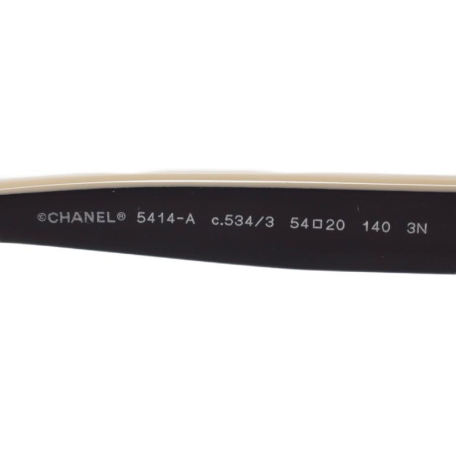 シャネル CHANEL サングラス バタフライ シェイプ アイウェア ココマーク 54□20 140 黒 ブラック 5414-A ☆AA★ レディースの画像