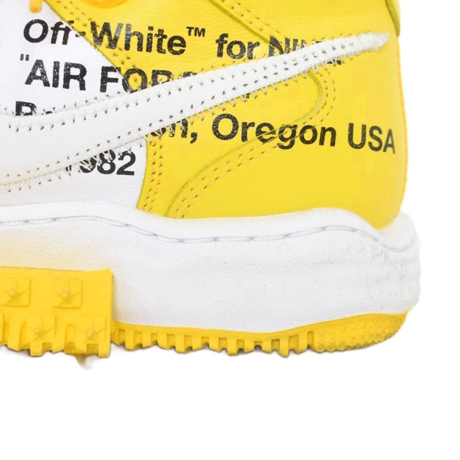 NIKE（ナイキ） NIKE Off-White Air Force 1 Mid SP LTHR White and