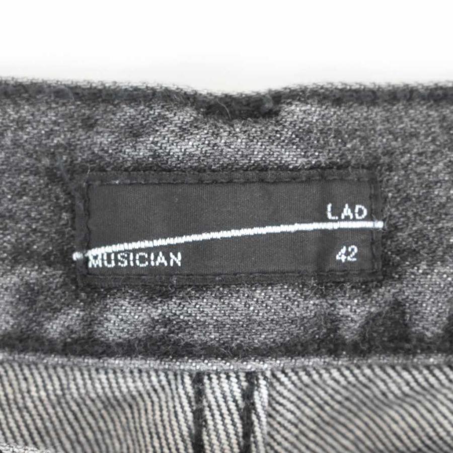 ラッドミュージシャン LAD MUSICIAN デニムパンツ ジーンズ 42 黒