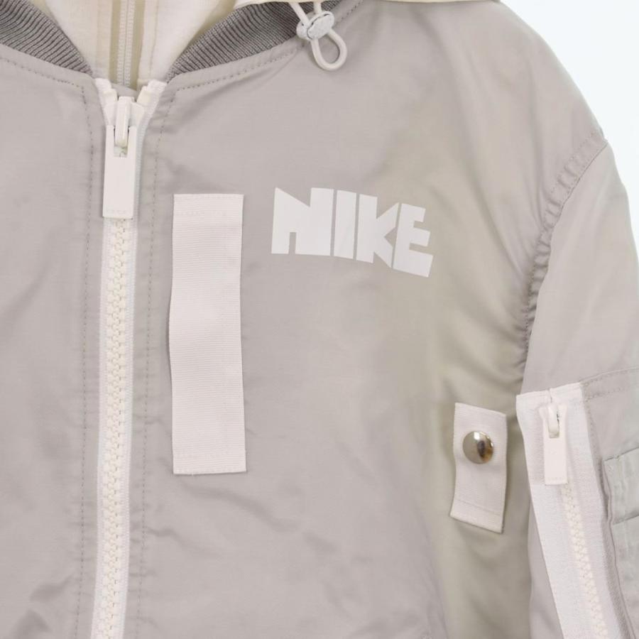 サカイ sacai ナイキ NIKE AS Womens NRG LAYERED JKT レイヤードジャケット ブルゾン S グレー CZ4678-097 ☆AA★ レディース_4