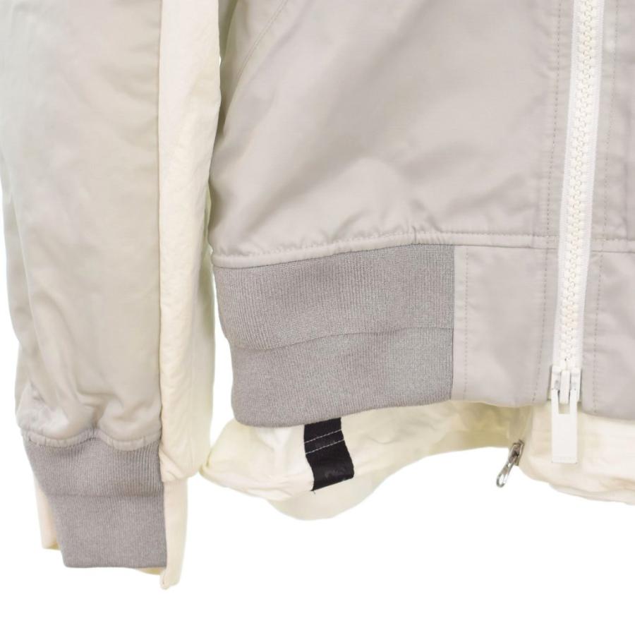 サカイ sacai ナイキ NIKE AS Womens NRG LAYERED JKT レイヤードジャケット ブルゾン S グレー CZ4678-097 ☆AA★ レディース_6