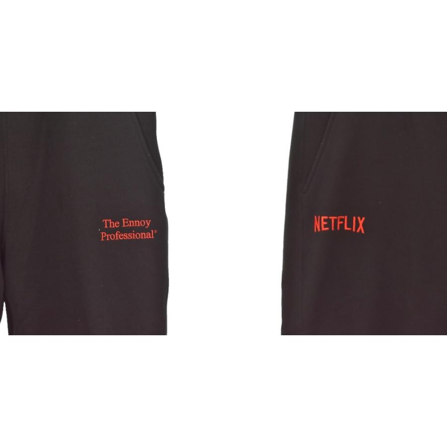 The ennoy Professional Netflix セットアップ パーカー フーディー スウェットパンツ 黒 AW23BRENCT02NTL AW23BRENPT06NTL_5