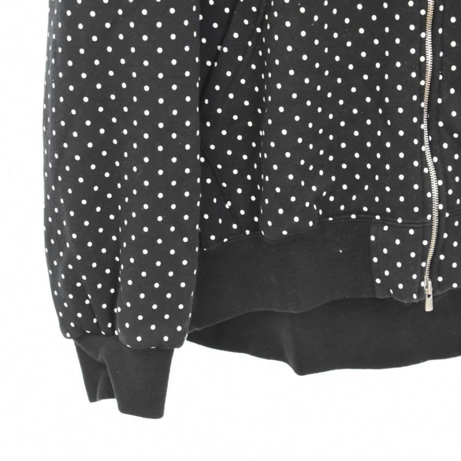エブリワン everyone 26SS back logo dot zip up hoodie バックロゴ ドット ジップアップ フーディー パーカー XL ブラック EV25-CS50_4