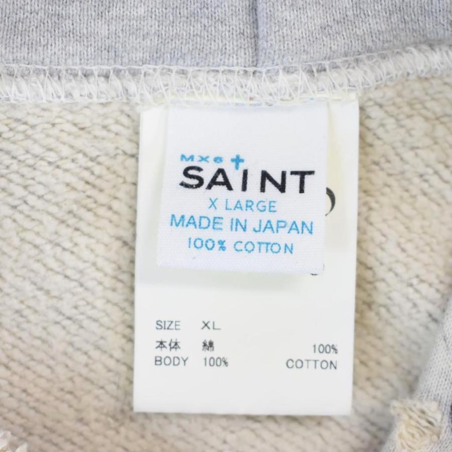 セントマイケル SAINTMICHAEL Dr.Woo 25SS DW_HOODIE パーカー フーディー ダメージ加工 XL グレー SM-HR8-0000-C42 ☆AA★ メンズ_2