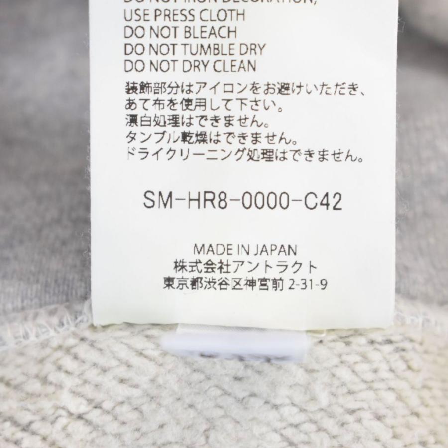 セントマイケル SAINTMICHAEL Dr.Woo 25SS DW_HOODIE パーカー フーディー ダメージ加工 XL グレー SM-HR8-0000-C42 ☆AA★ メンズ_3