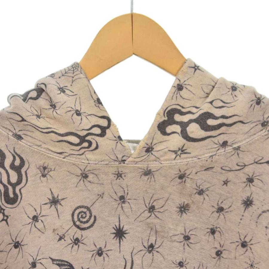 セントマイケル SAINTMICHAEL Dr.Woo 25SS DW_HOODIE パーカー フーディー ダメージ加工 XL グレー SM-HR8-0000-C42 ☆AA★ メンズ_4