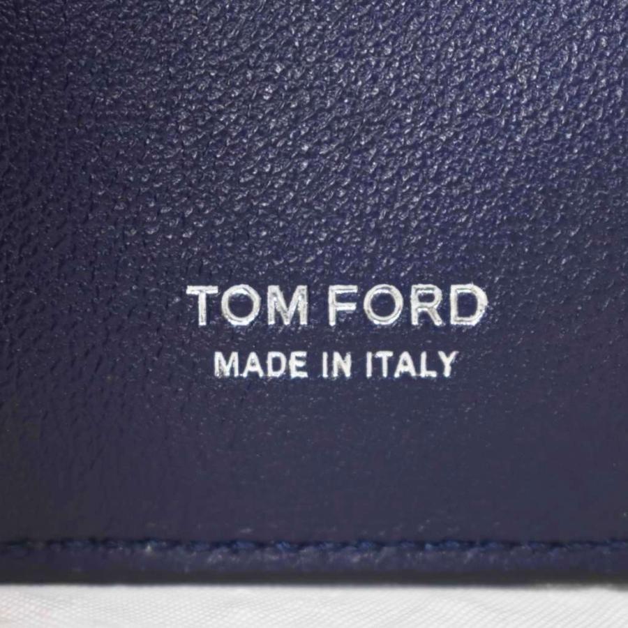 トムフォード TOM FORD 二つ折り財布 ミニ財布 レザー クロコダイル型