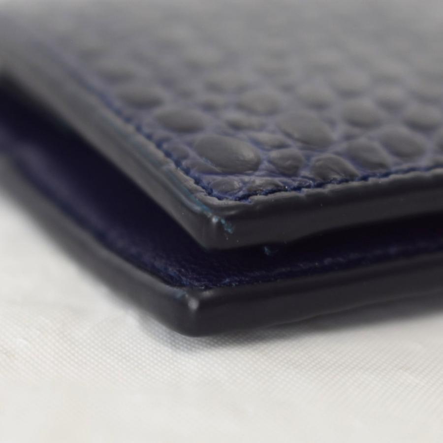 トムフォード TOM FORD 二つ折り財布 ミニ財布 レザー クロコダイル型