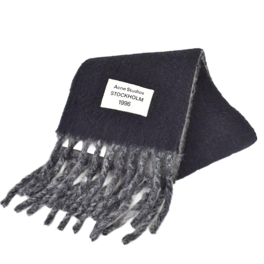 アクネ ストゥディオズ Acne Studios ロゴラベル付き マフラー 250×25