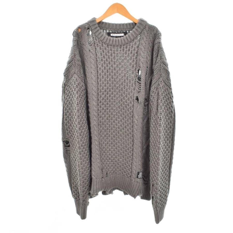 ネイバーフッド NEIGHBORHOOD 22AW SAVAGE CABLE SWEATER ニット 