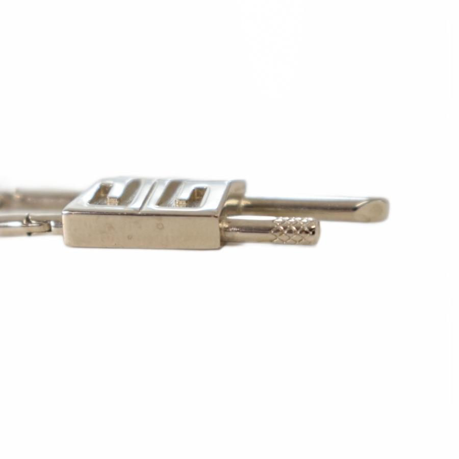 【美品】GIVENCHY ジバンシィ Uロック ピアス シルバー (片耳) ジバンシィ GIVENCHY 南京錠モチーフ Uロック ピアス アクセサリー