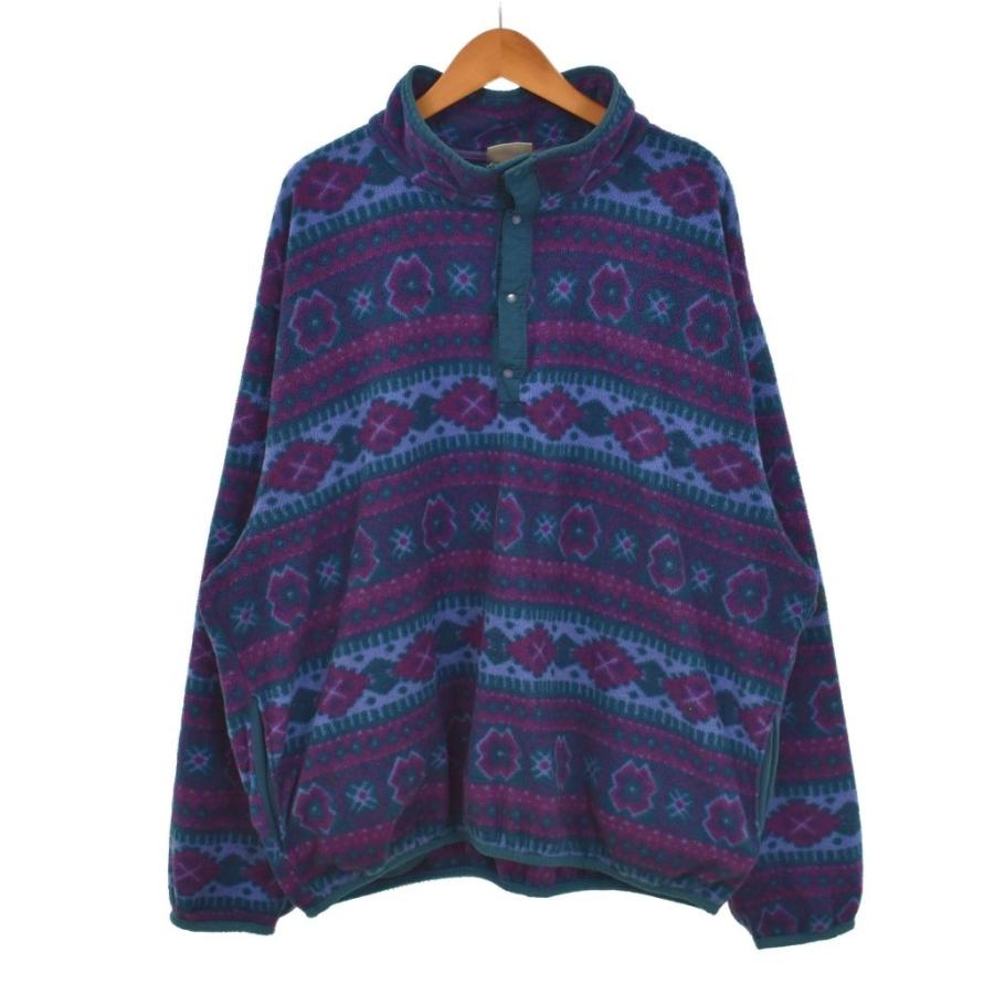 L.L.BEAN フリースジャケット ハーフスナップボタン スナップT ボア 