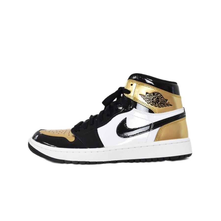 NIKE（ナイキ） 未使用品 NIKE Air Jordan 1 High Golf Gold Toe エア
