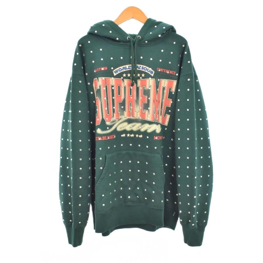 Supreme（シュプリーム） SUPREME 21FW Rhinestone Hooded Sweatshirt 